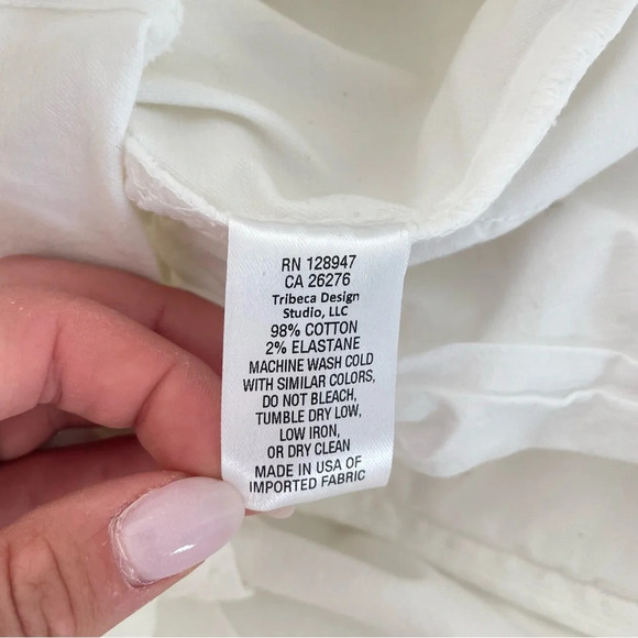 Nili Lotan Eliot Boy Pant White NWOT - Picture 15 of 16